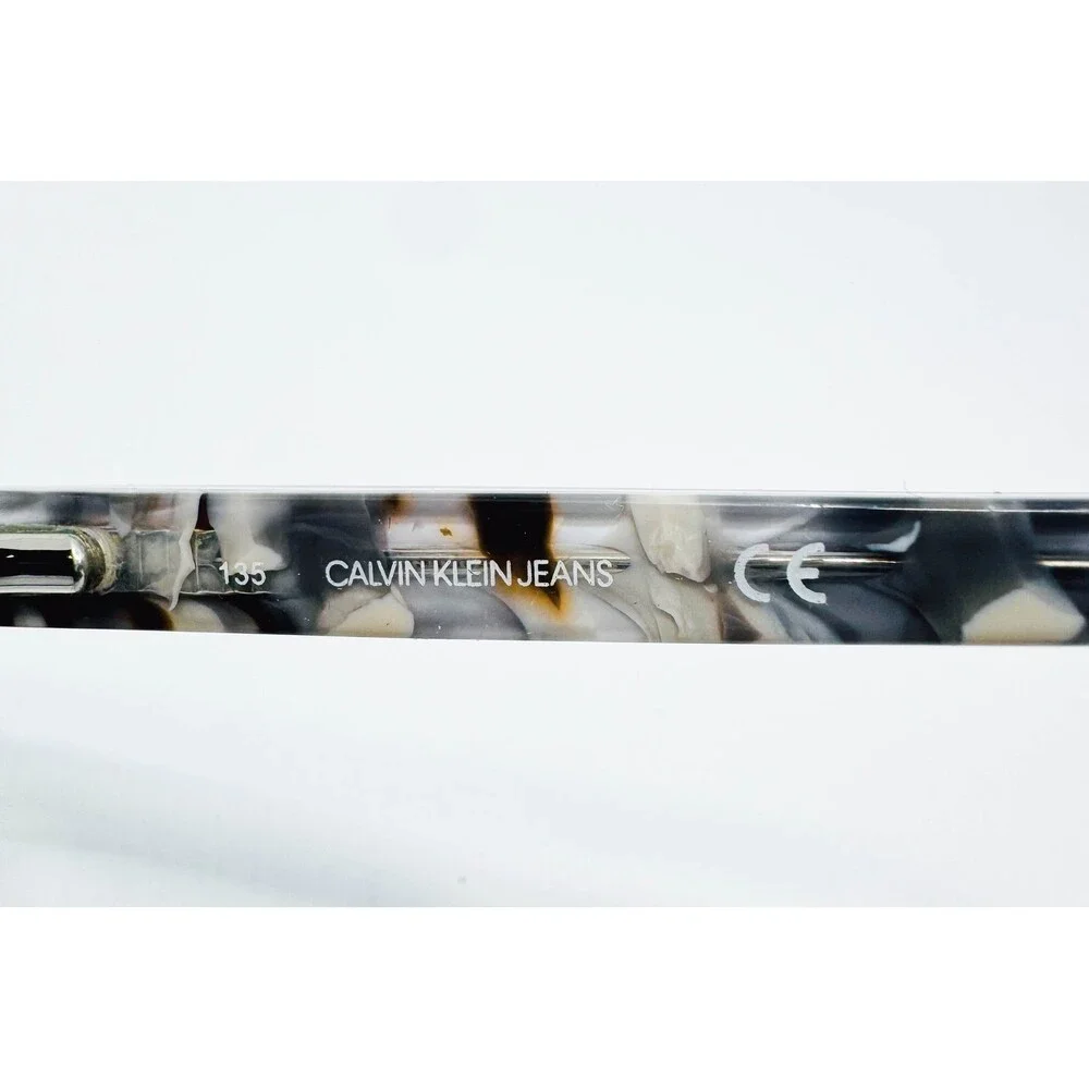 Calvin Klein Jeans Eyeglasses Women Black Marble CKJ528 001 52-15-135